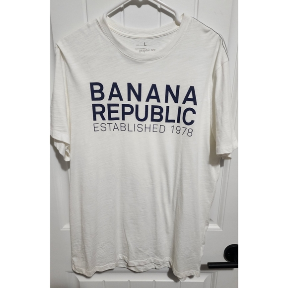 Lot of 4 mens Banana Republic shirts size large EUC logo brand soft - Picture 5 of 12